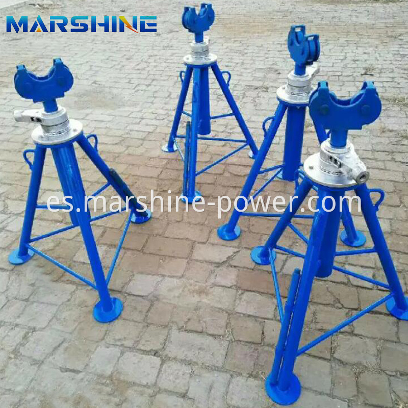 Simple Large Capacity Hydraulic Conductor Reel Stands7